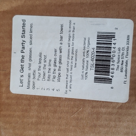 NWT The Spice Lab Pink Himalayan Salt Tequila Shooters 4-Pack Shot Glas… - Picture 3 of 3